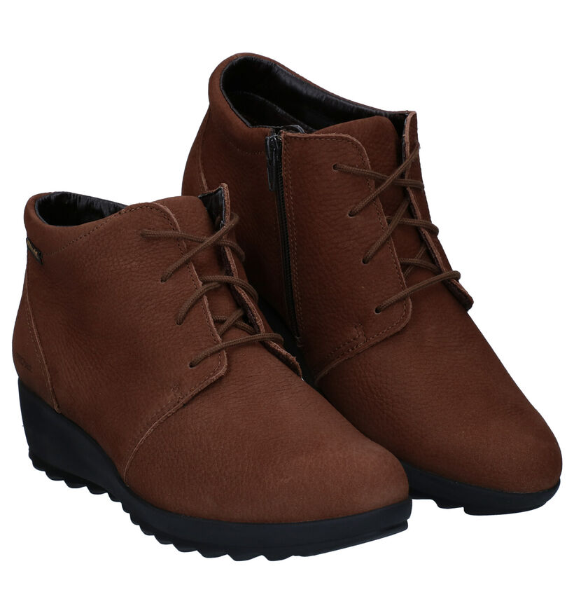 Mephisto Athina Bottines en Marron en nubuck (259732)