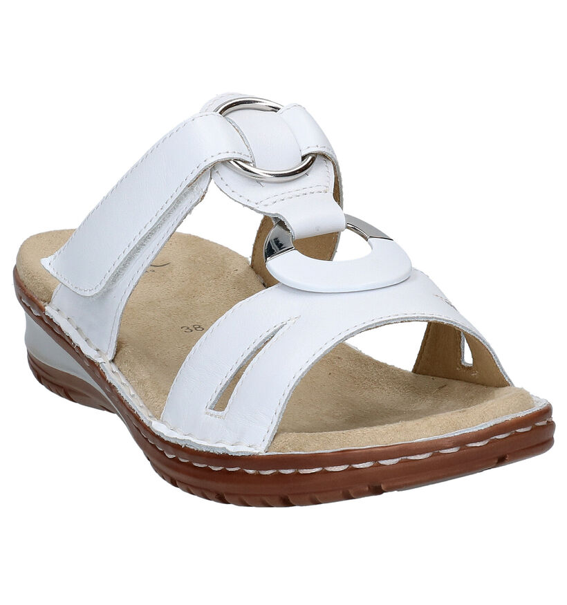 Ara Hawaii Nu-pieds en Blanc en cuir (284440)