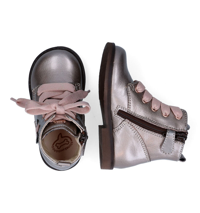 STONES and BONES Fera Cognac Bottines voor meisjes (313898) - geschikt voor steunzolen