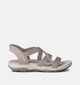 Skechers Reggae Slim Stretch Flex Taupe Sandalen voor dames (354746)