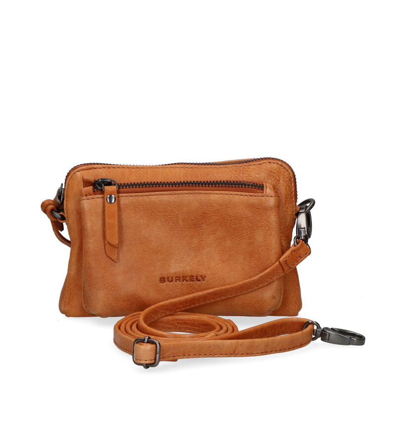 Burkely Just Jolie Kaki Crossbody Tas in leer (309181)