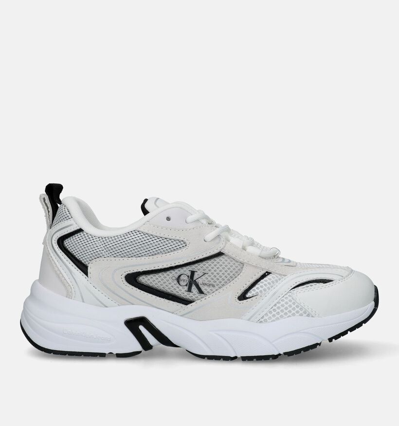 Calvin Klein Retro Tennis Witte Sneakers voor dames (326391) - geschikt voor steunzolen