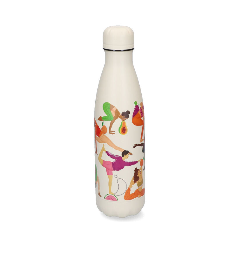 Chilly’s x Bodil Jane Fruity Flex Gourde en Écru 500ml pour femmes, filles, garçons, hommes (314615)