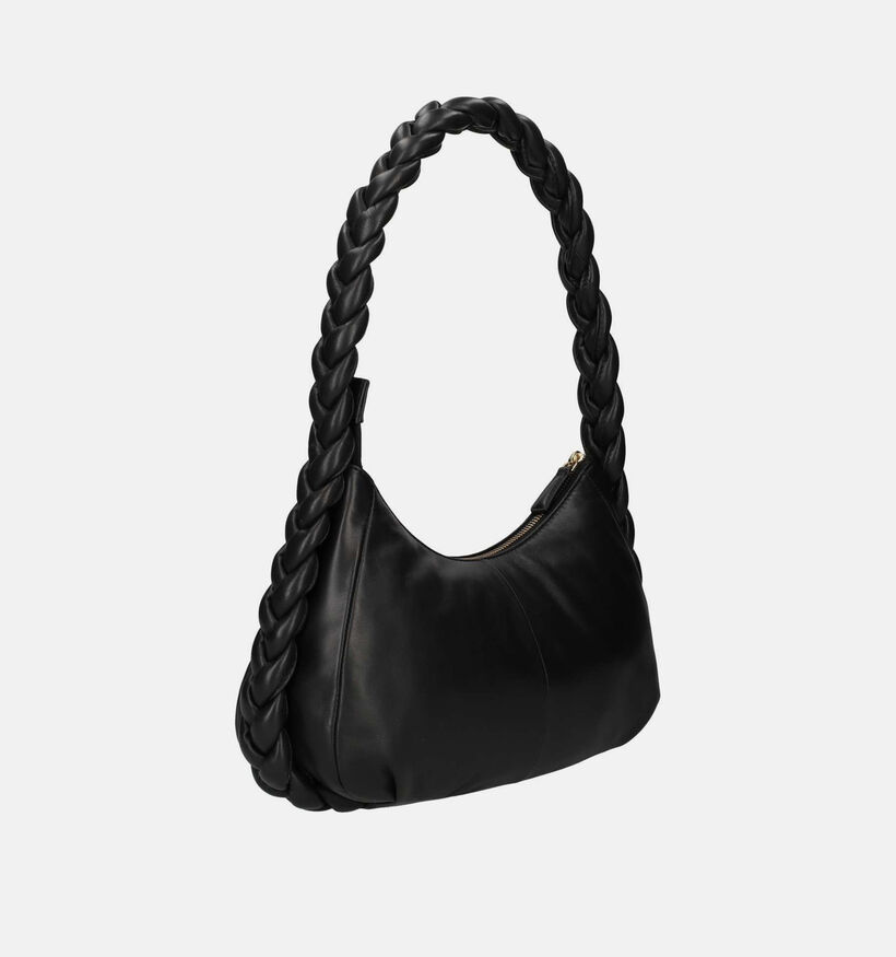 Burkely Braidy Zwarte Schoudertas voor dames (380453)