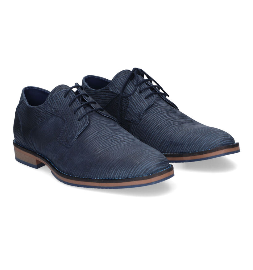 Bullboxer Chaussures classiques en Bleu foncé pour hommes (313087) - pour semelles orthopédiques