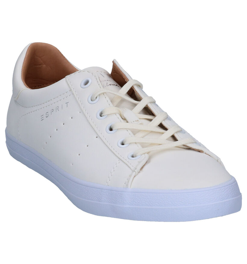 Esprit Chaussures &agrave; lacets en &Eacute;cru en simili cuir (275610)