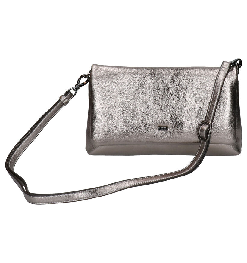 BOO! Brazzle Zilveren Crossbody Tas in kunstleer (300704)