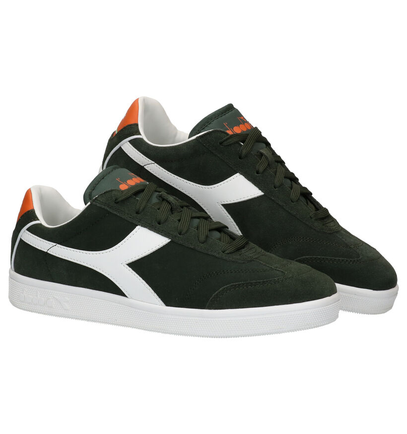 Diadora Kick Blauwe Sneakers in nubuck (277676)