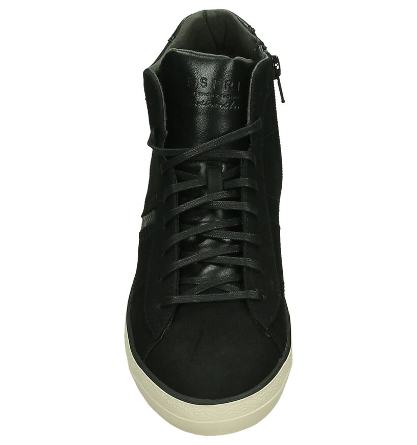 Zwarte Hoge Sneakers Esprit, , pdp