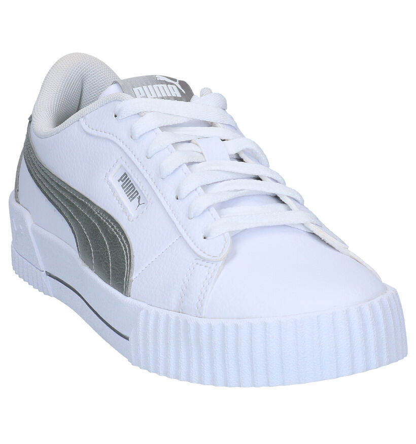 Puma Carina Witte Sneakers in kunstleer (288568)