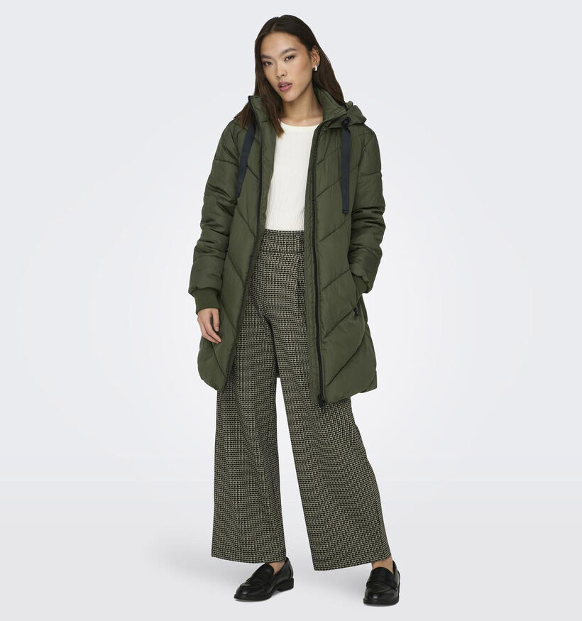 JDY Skylar Kaki Puffer jas voor dames (344168)