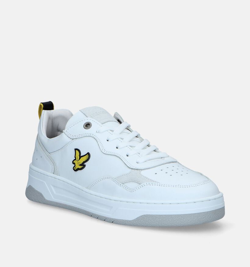 Lyle & Scott Chaussures à lacets en Blanc pour hommes (348708) - pour semelles orthopédiques