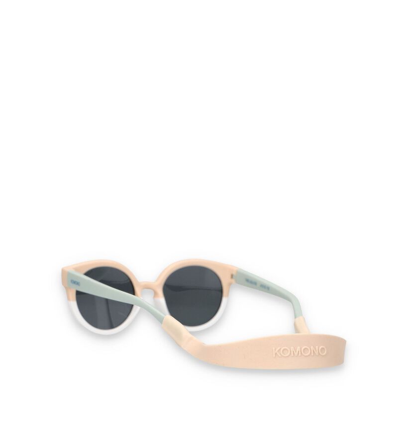 Komono Lulu XS Sand Triplets Lunettes de soleil en Orange/Blanc pour filles, gar&ccedil;ons (371550)