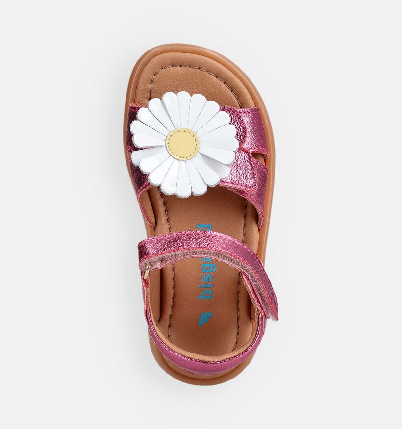Bisgaard Pink Metallic Roze Sandalen voor meisjes (370781)