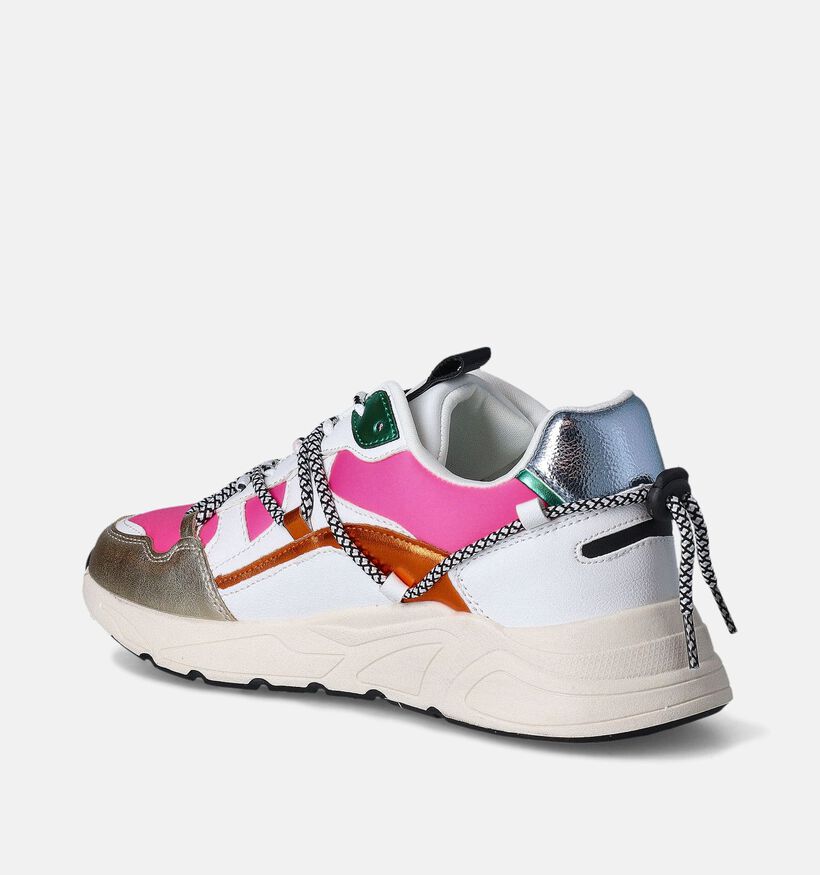 Posh by Poelman Fuchsia Sneakers voor dames (353721) - geschikt voor steunzolen