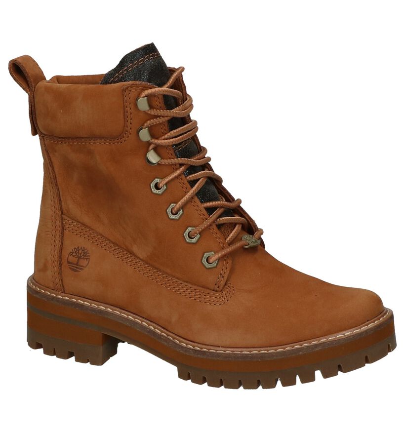 Cognac Boots Timberland Courmayeur Valley in nubuck (222502)