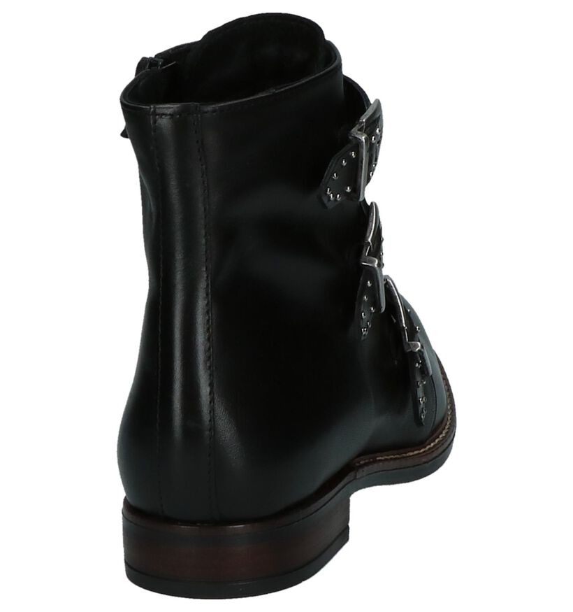 Stoere Boots Gosh Zwart met Gesp in leer (201289)