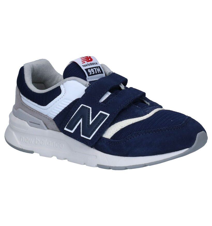 New Balance PZ 997 Blauwe Sneakers in daim (253367)