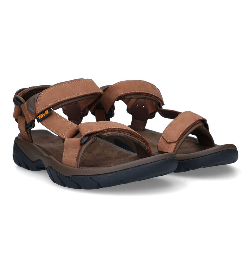 Teva Terra Sandales en Camel en nubuck (321947)