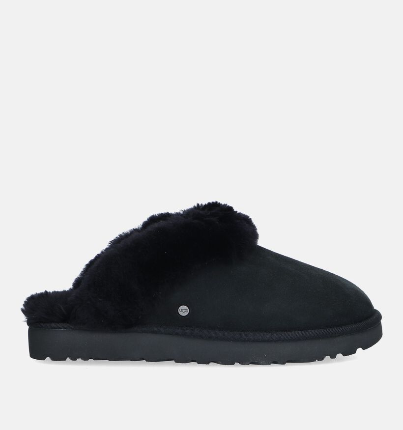 UGG Classic Zwarte Wollen Pantoffels voor dames (329274)