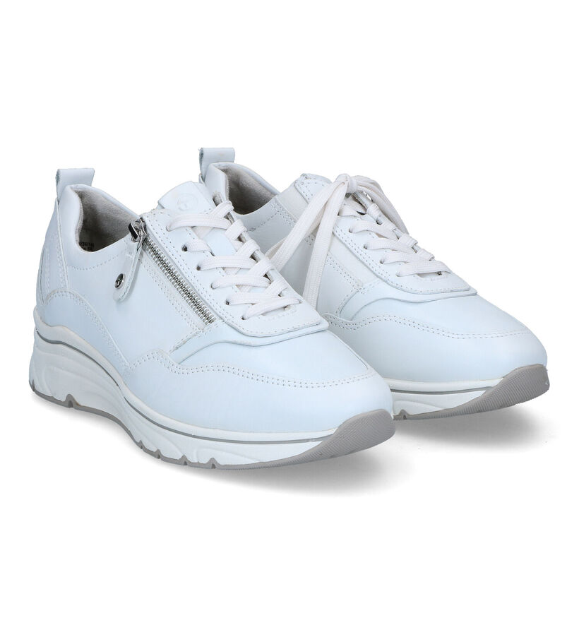 Tamaris Baskets casual en Blanc pour femmes (320654) - pour semelles orthopédiques