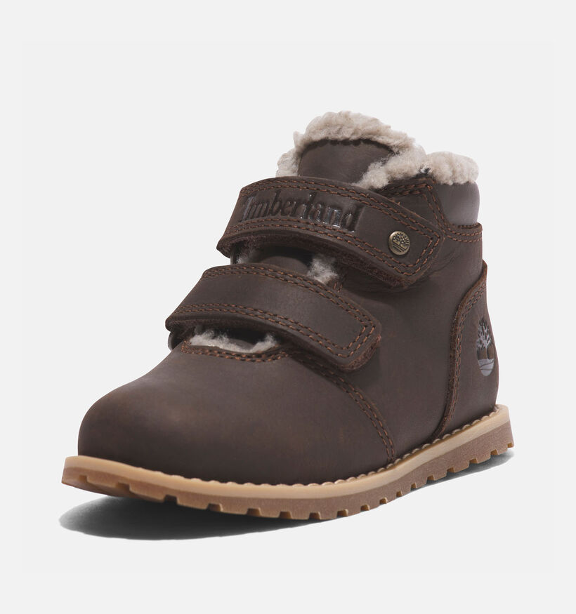 Timberland Pokey Pine HL Bottines en Marron pour filles, garçons (345278)