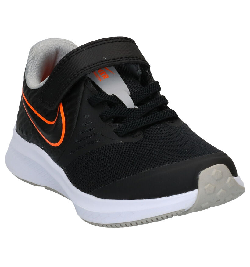 Nike Star Runner 2.0 Zwarte Sneakers in stof (274958)