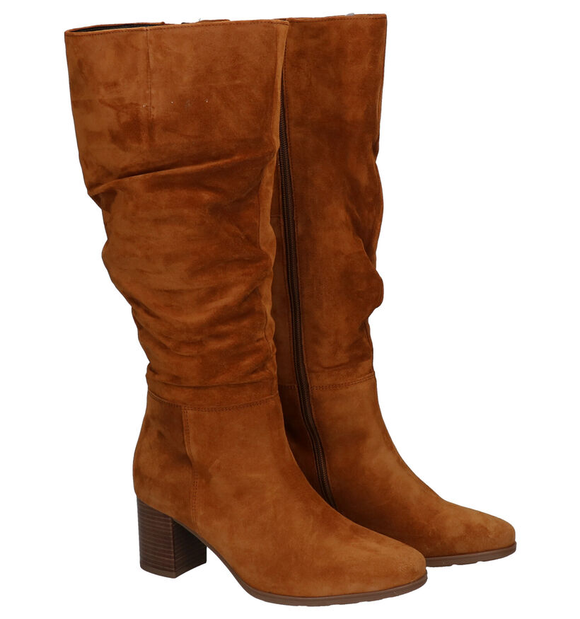Gabor Bottes hautes en Cognac en nubuck (282442)