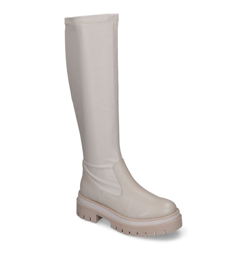 Marco Tozzi Bottes hautes en Beige clair pour femmes (315369)