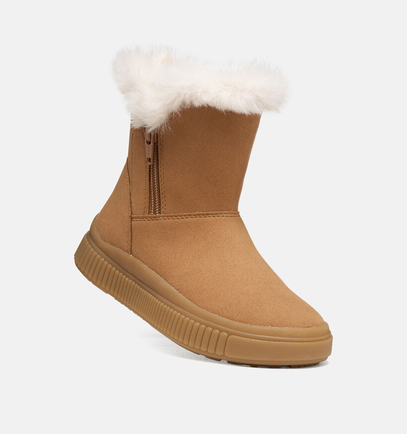 Geox Laquinny Bottes courtes en Marron pour filles (377751) - pour semelles orthop&eacute;diques