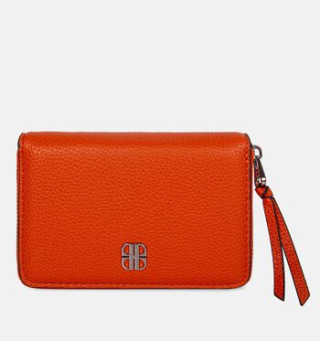 Laurent David Portemonnees Zwart/Oranje/Goud/Cognac/Blauw/Groen