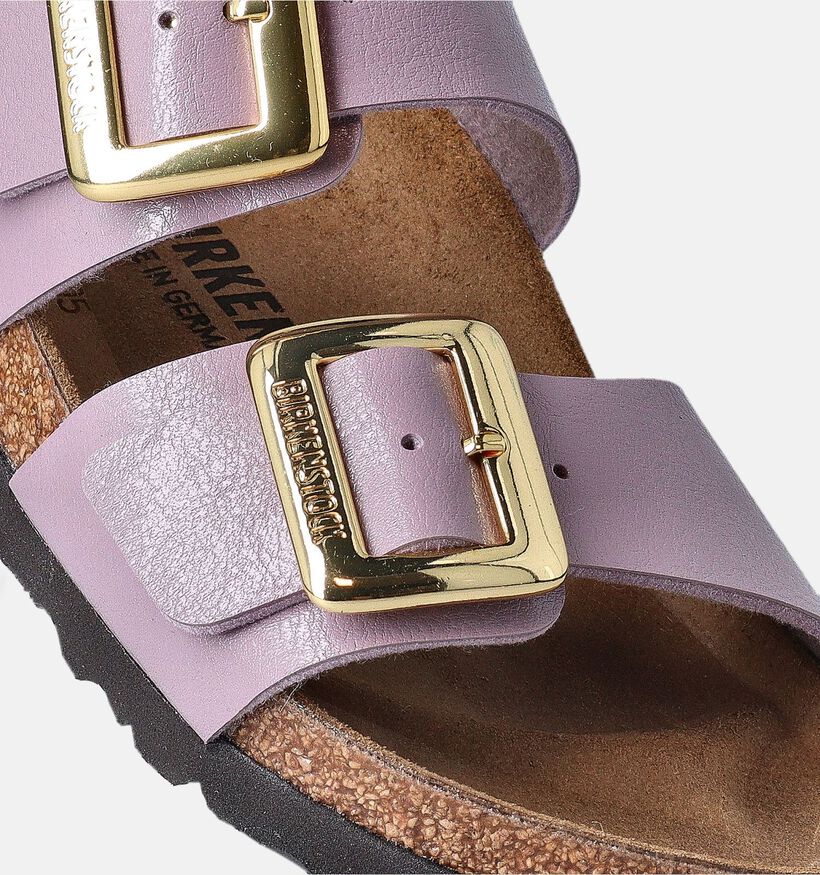 Birkenstock Sydney Cushion Buckle Paarse Slippers voor dames (357604)