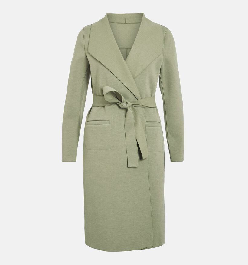 Vila Juice Manteau mi-long en Vert pour femmes (351776)