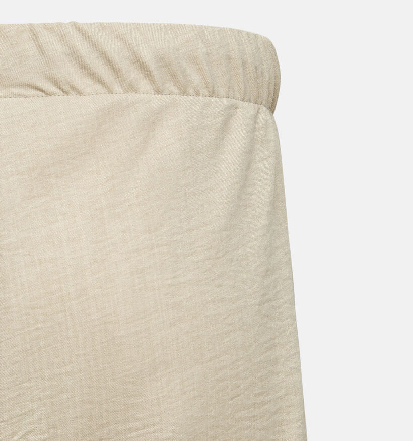 Vero Moda Curve Melaney Loose Beige Broek voor dames (369316)