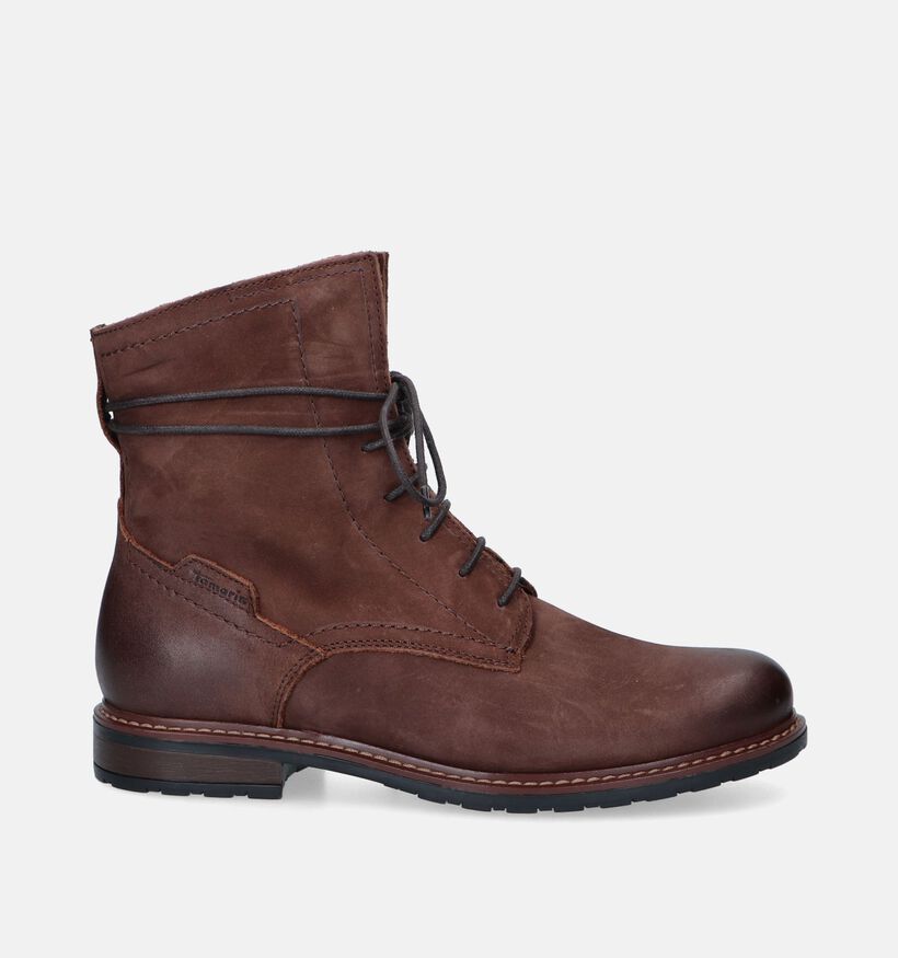 Tamaris Bottines à lacets en Brun foncé pour femmes (344676)