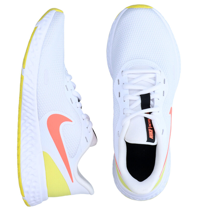 Nike Revolution 5 Zwarte Sneakers in kunstleer (290920)