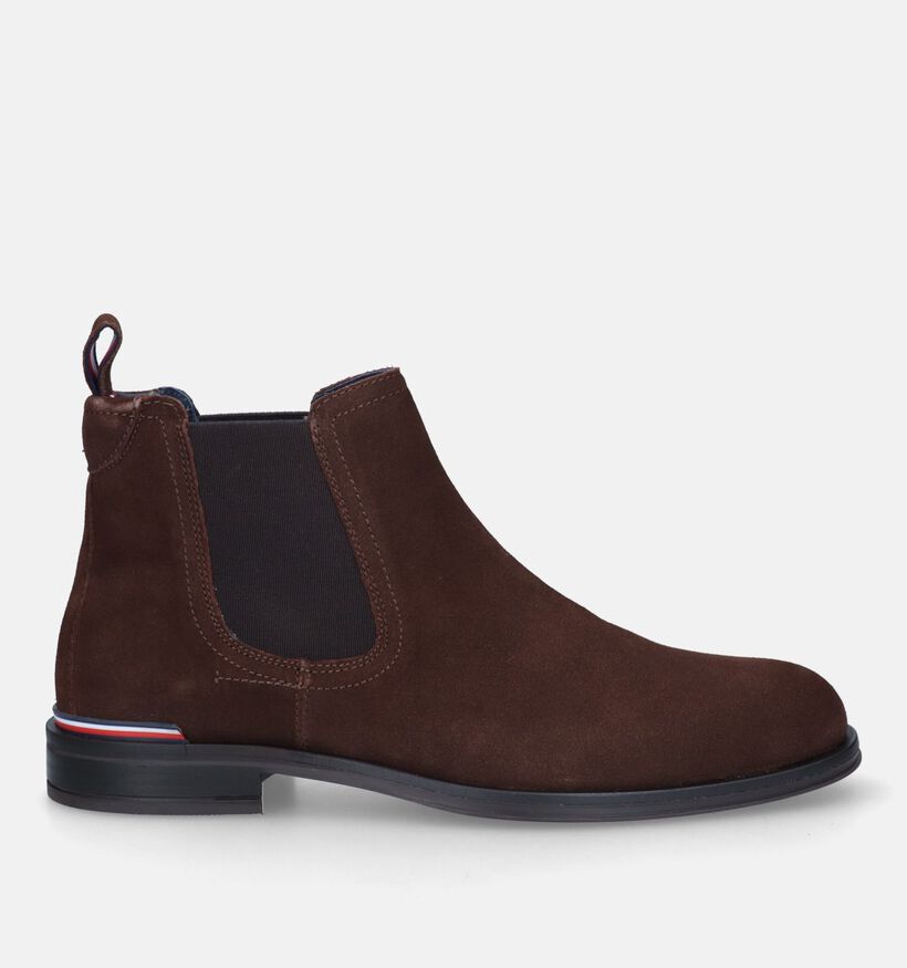 Tommy Hilfiger Coporate Boots Chelsea en Brun pour hommes (329360) - pour semelles orthopédiques