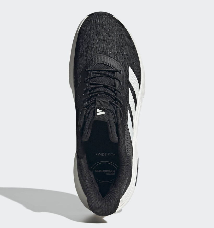 adidas Cloudfoam Cuxxion Rapidfit Baskets en Noir pour hommes (375312) - pour semelles orthop&eacute;diques