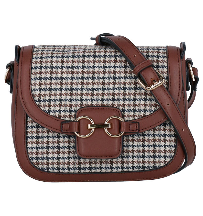 Bestina Zwarte Crossbody Tas in kunstleer (291466)