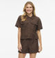Vila Merina Chemise en Marron fonc&eacute; pour femmes (374288)