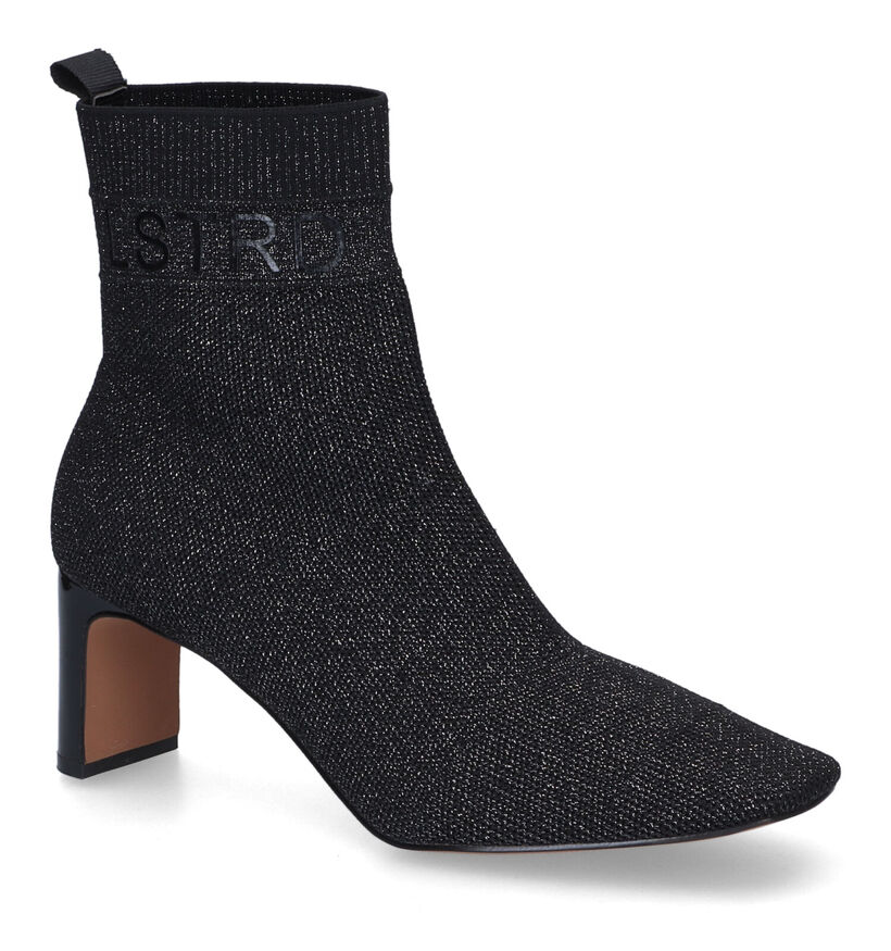 La Strada Bottines à talons en Noir en textile (316779)