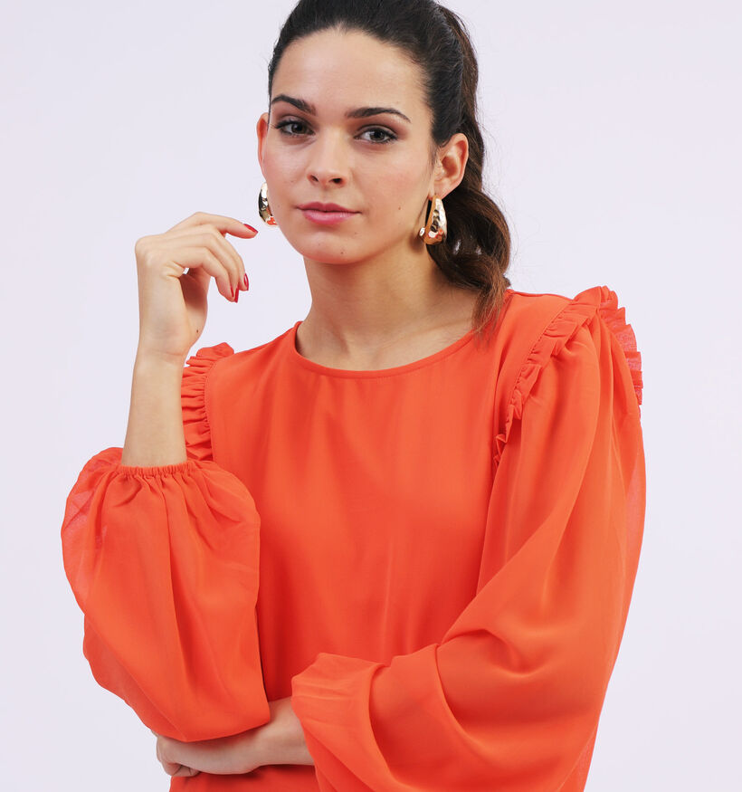 Vila Nima Oranje Blouse voor dames (318565)