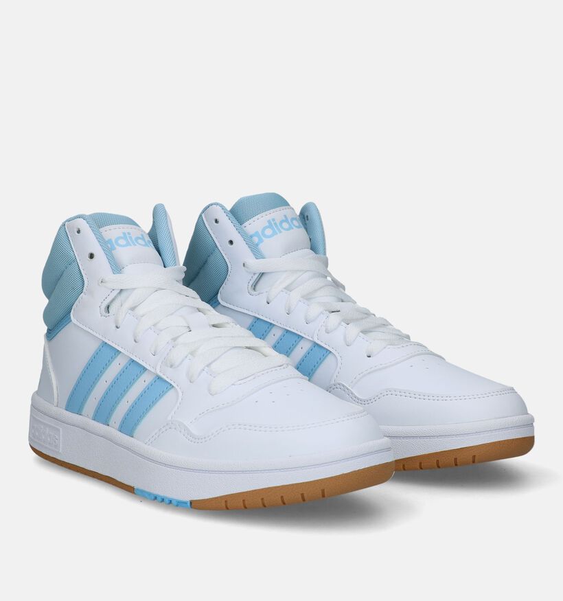 adidas Hoops 3.0 Mid Witte Sneakers voor dames (329412) - geschikt voor steunzolen