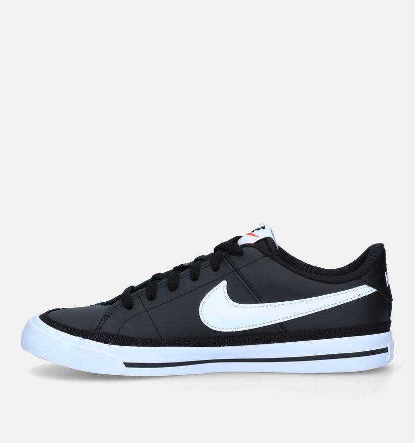 Nike Court Legacy GS Baskets en Noir pour filles, garçons (332201)