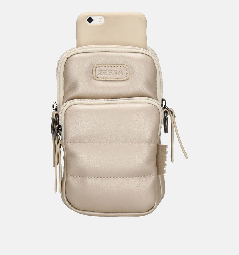 ZEBRA Gouden Telefoontasje voor dames (358996)