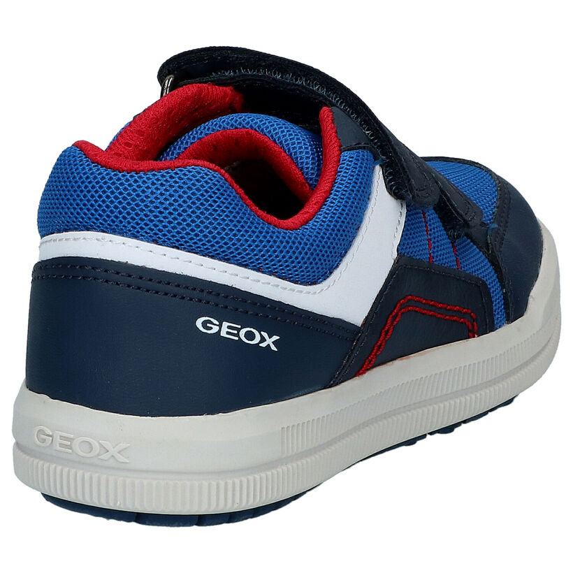 Geox Arzach Chaussures à velcro en Bleu en simili cuir (287071)