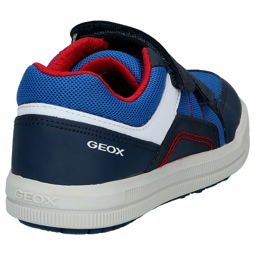 Geox Arzach Blauwe Velcroschoenen in kunstleer (287071)