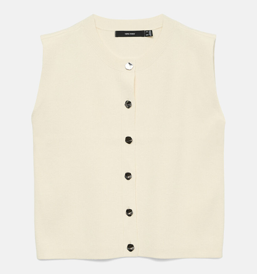 Vero Moda Gold SL Gilet en Beige pour femmes (367160)