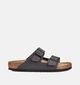 Birkenstock Arizona Nu-pieds en Gris fonc&eacute; pour hommes (382203)