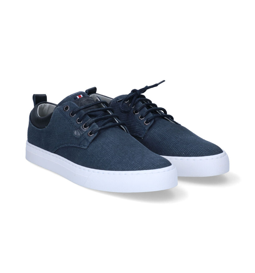 Bullboxer Chaussures à lacets en Bleu foncé pour hommes (302209) - pour semelles orthopédiques